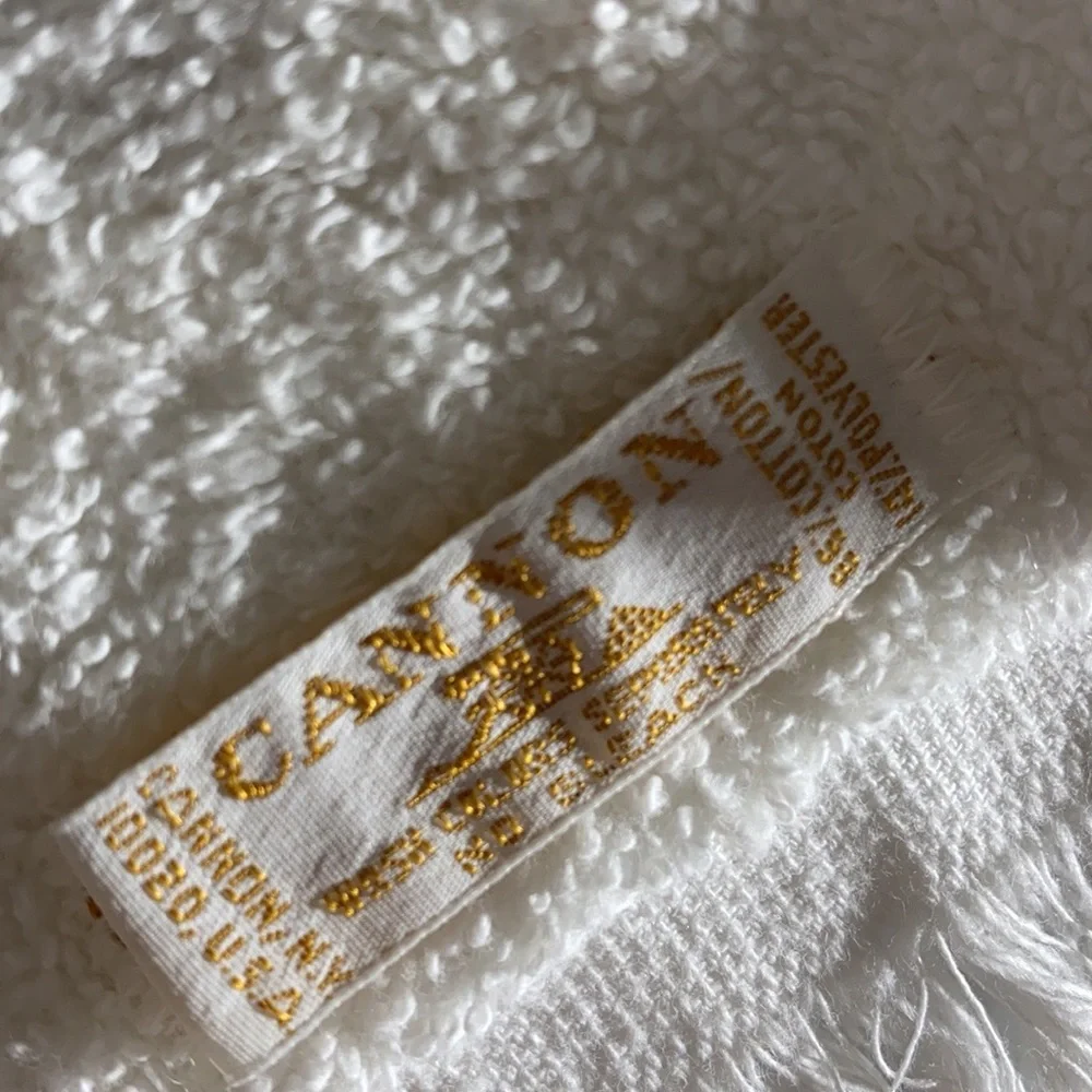 Vintage 70s Cannon Towels Authentic 1970s Vintage Bath Decor Bundle Set Floral